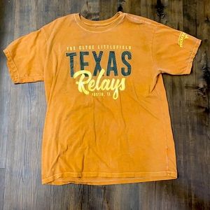 burnt orange texas relays tee